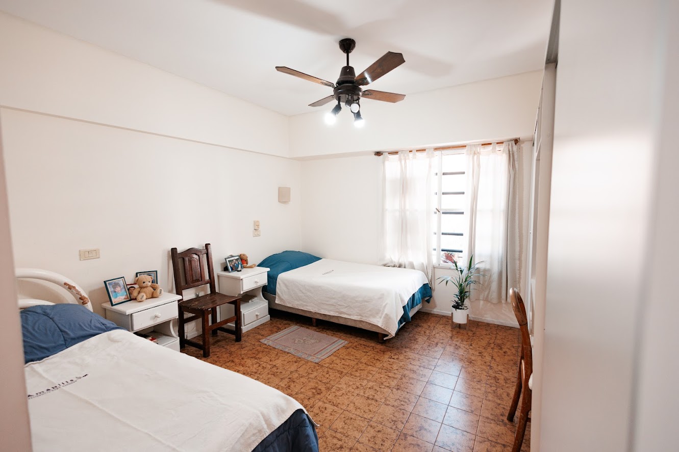 Habitación doble con baño privado en residencia Amábilis